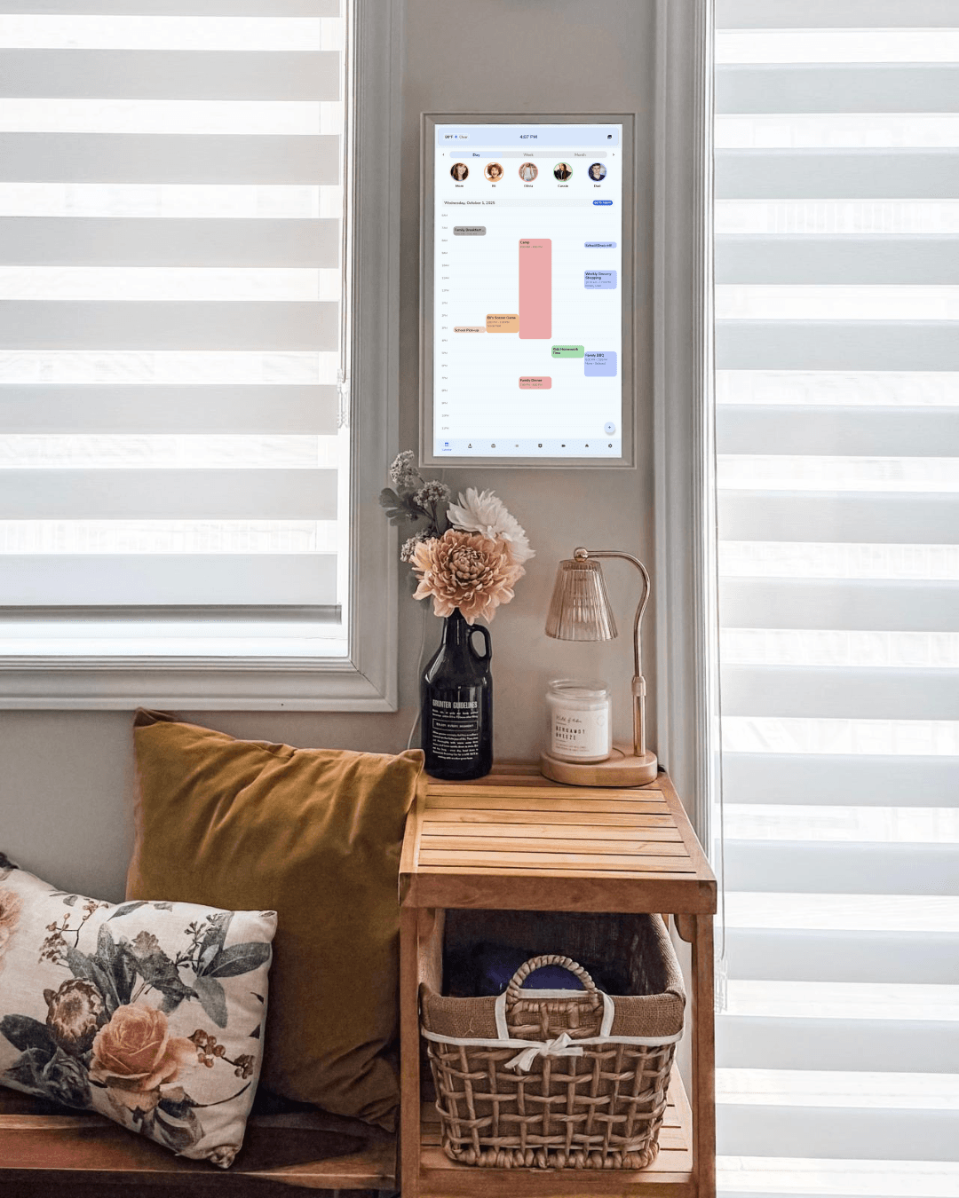Kora display in the home